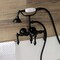 Kingston Brass AE19T0 3-3/8 Inch Wall Mount Tub Faucet with Hand Shower, Matte Black AE19T0 - alternate 5